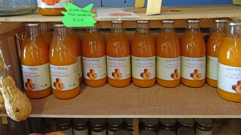 Nectar d'abricots rouges du Roussillon en litre