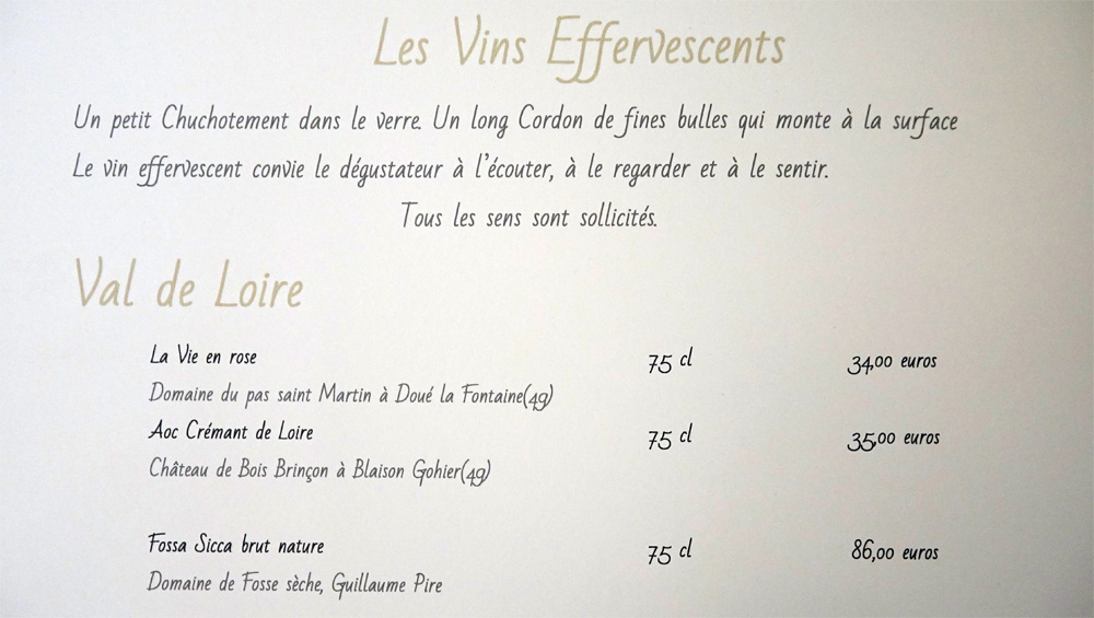 Vins effervescents du Val de Loire