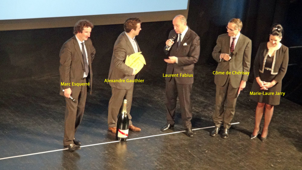 Remise des distinctions du cuisinier de l'année 2016 à Alexandre Gauthier, La Madelaine-sous-Montreuil