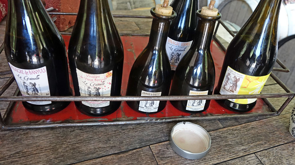 Les vinaigres dégustés