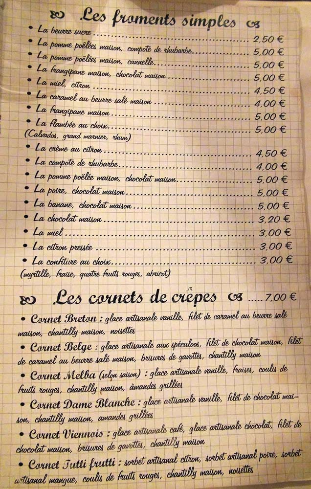 Les froments simples & les cornets