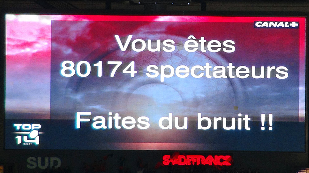 80174 spectateurs !