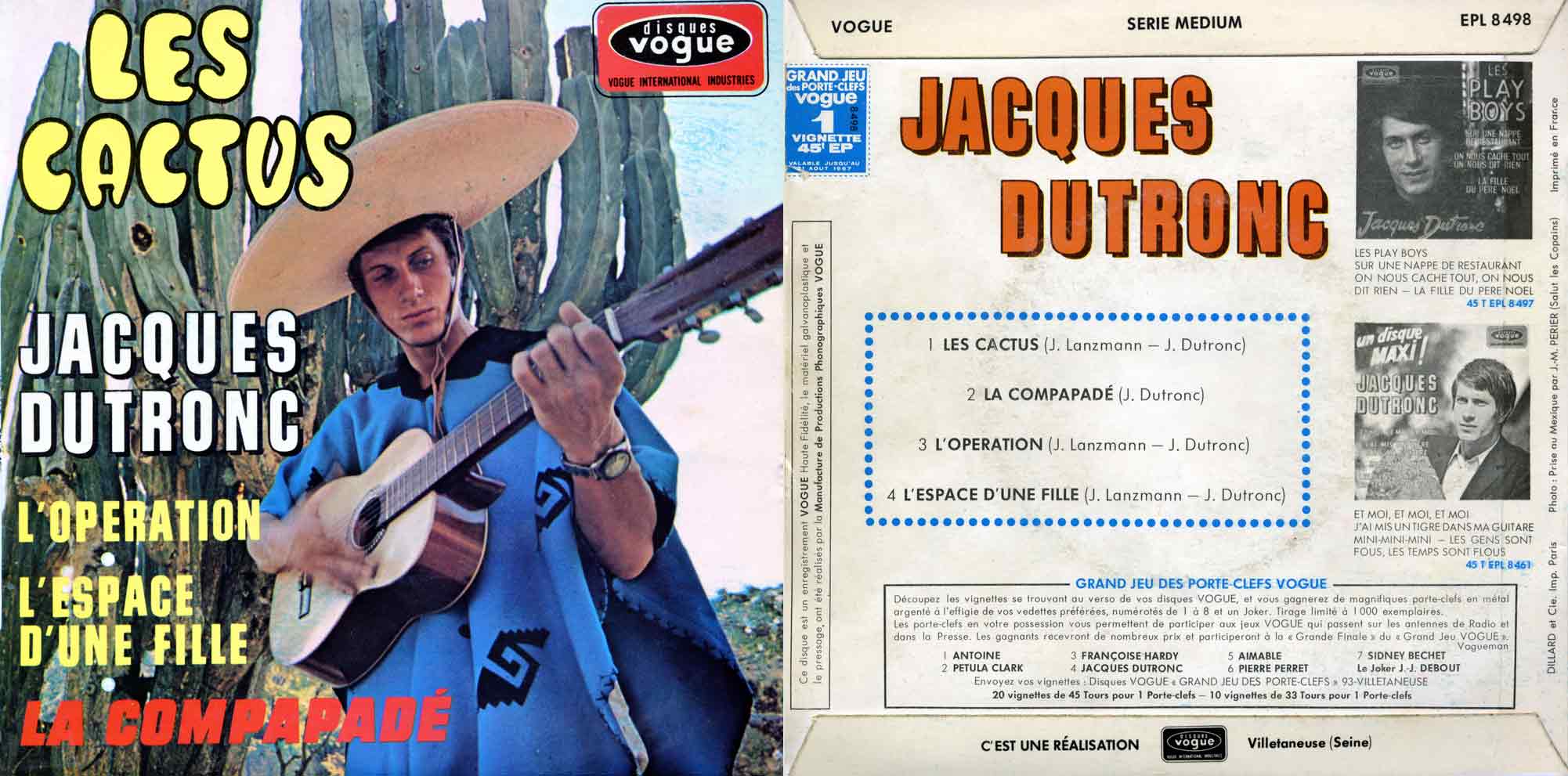 Le troisième 45 T de Dutronc, toujours en VO