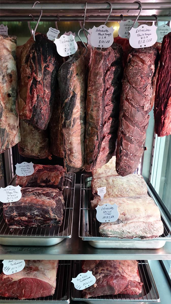 La cave de maturation, partie gauche