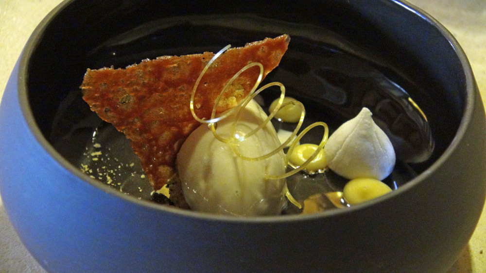 Fraicheur, glace miel, infusion thym citron