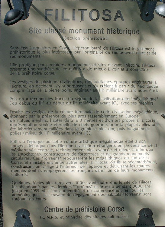 Site archéologique de Filitosa