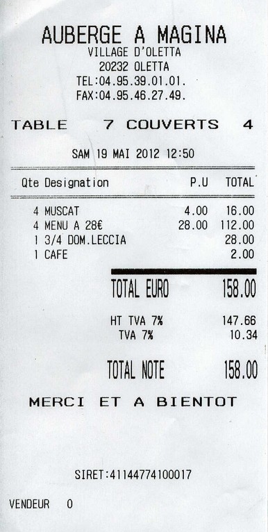 La note