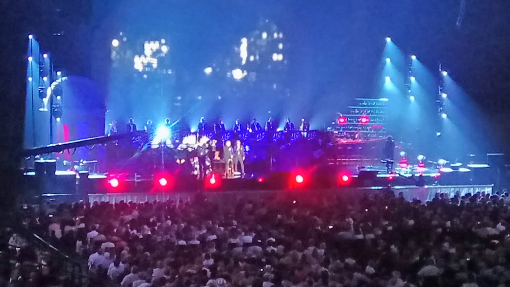 Pendant le concert (Photo Smartphone)