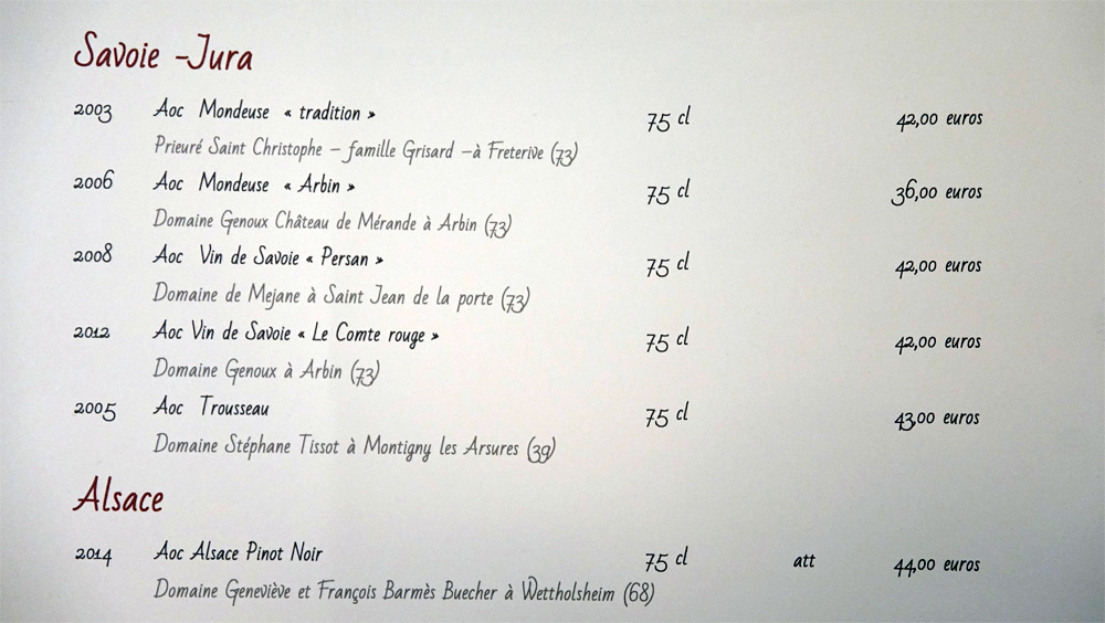 Vins rouges du Jura, Savoie et Alsace