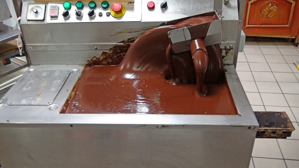 Le chocolat coule à flots 