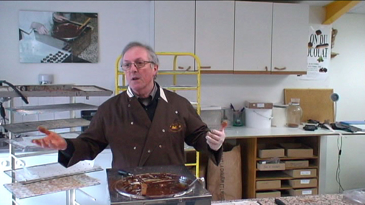 Monsieur Bernard Bosc, le créateur de "Des Lis Chocolat" (12 mars 2005)