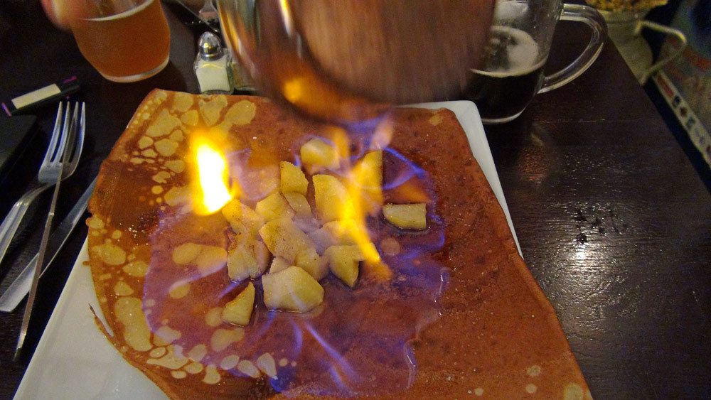 La même qui flambe !