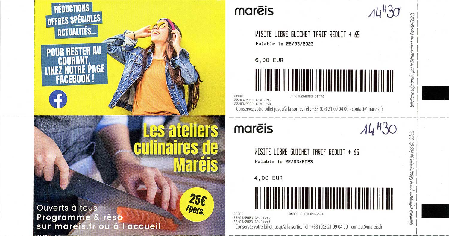 Tickets d'entrée