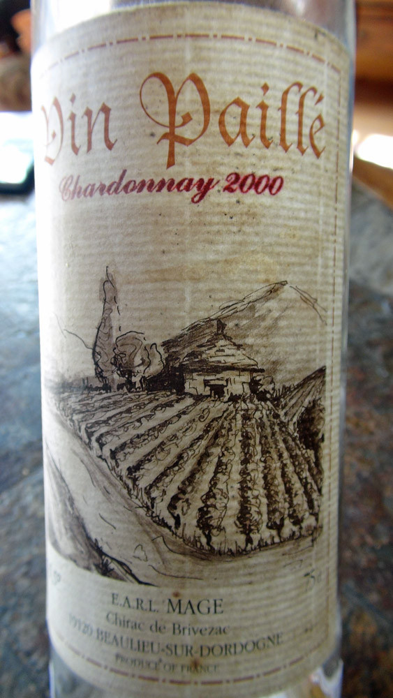 Le fameux vin Paillé servi sur le Trépaïs et le Millefeuille