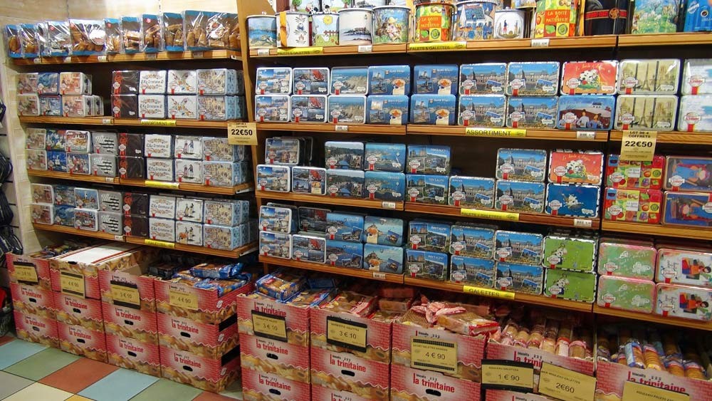 Les biscuits en boîtes 
