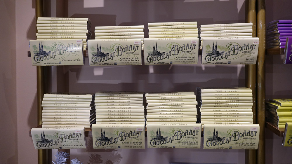 Plaquettes de chocolat disponibles