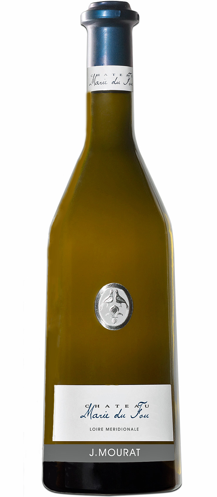 AOC  Fief Vendéen blanc 2015 "Marie du Fou" de chez Mourat en bouteille