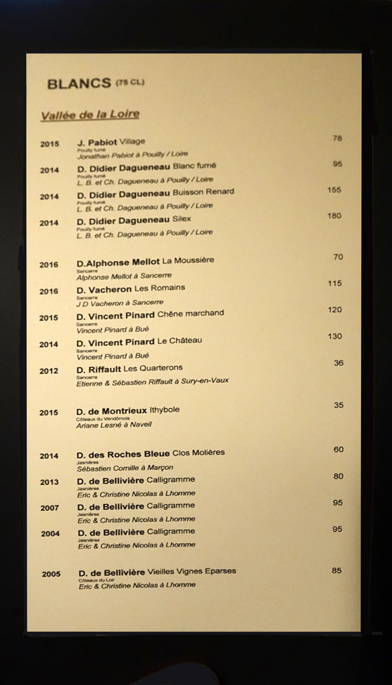 Vins blancs de Loire