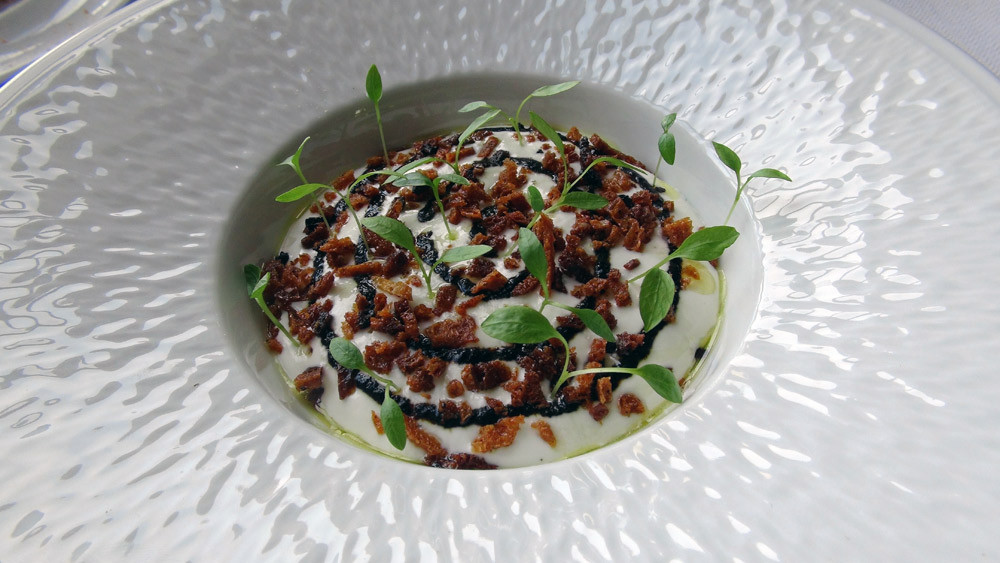 Sainte Maure "blanc", nori et poutargue