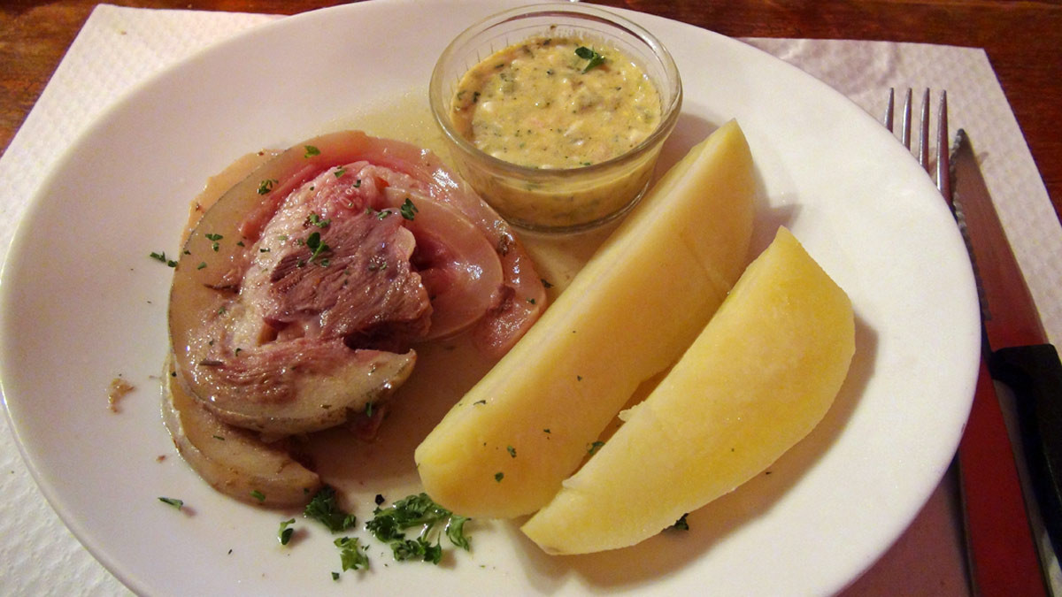 Tête de veau et sa sauce gribiche