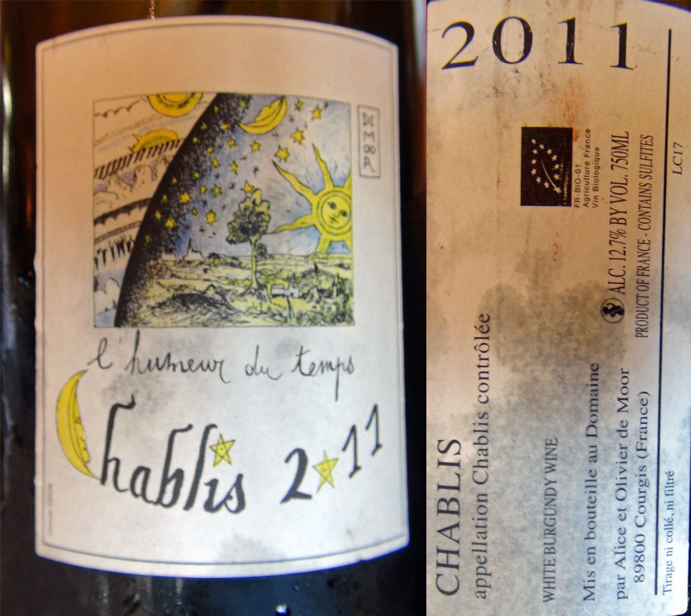Chablis 2011 d'Alice et Olivier De Moor