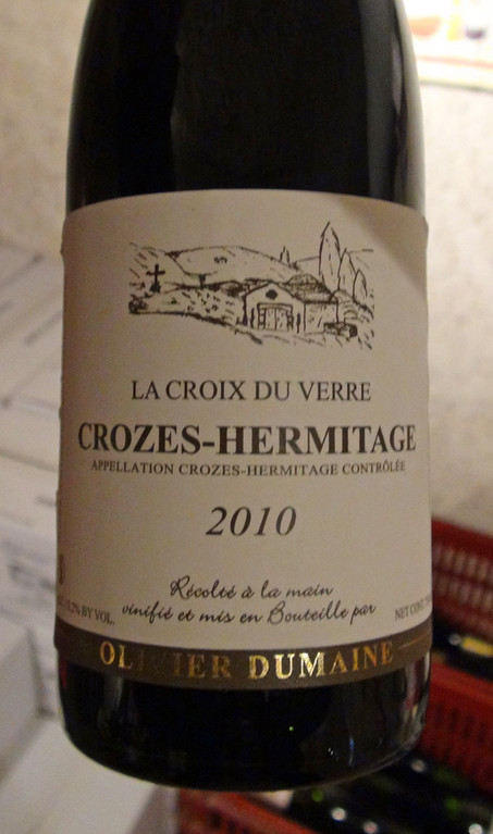 L'un des vins disponibles
