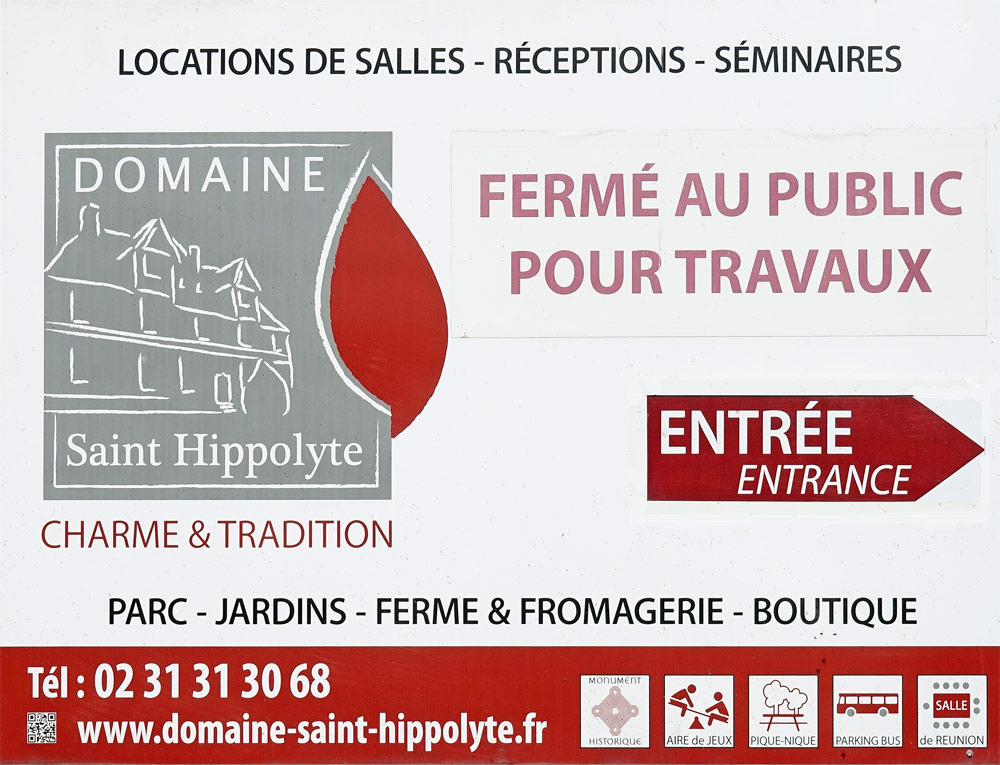 Interdiction d'entrer, mais pas à la fromagerie !