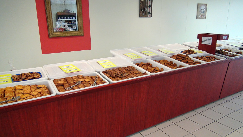 Biscuits en libre-service