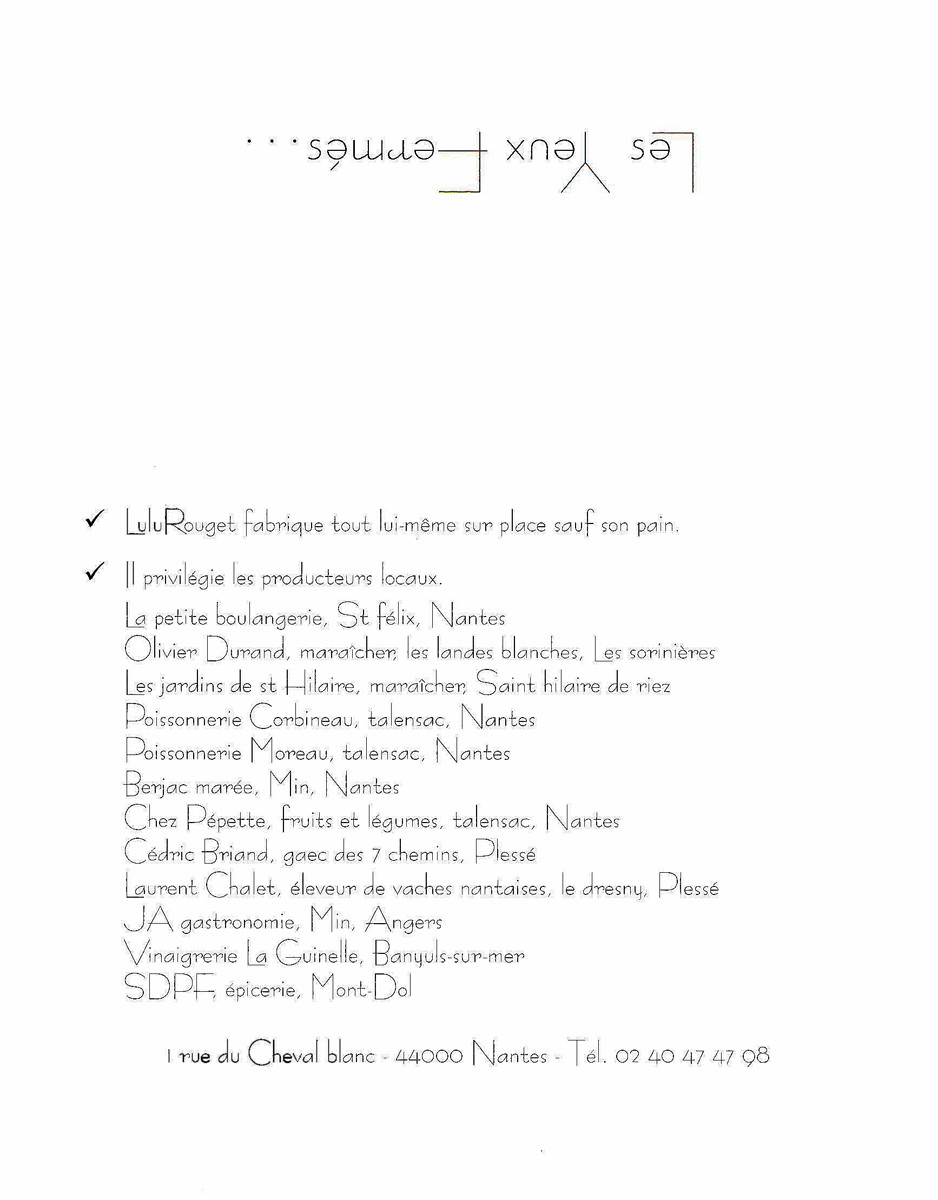 Les fournisseurs