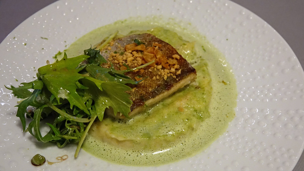 Filet de merlan, étuvée de fenouil et haddock