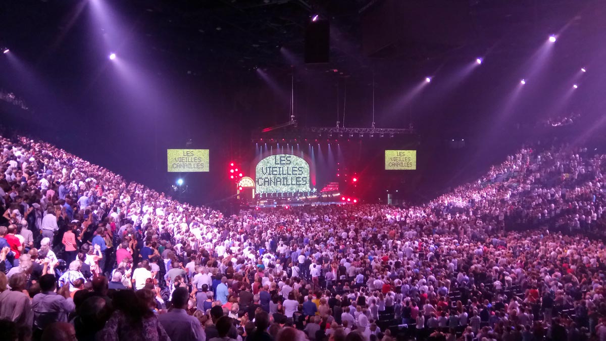 Pendant le concert (Photo Smartphone)