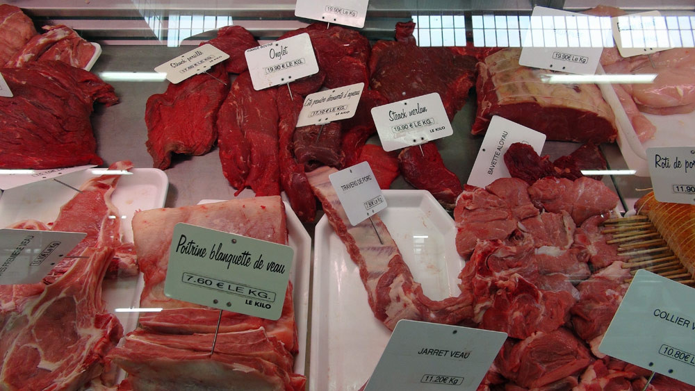 Quelques morceaux de viandes de boeuf et de veau