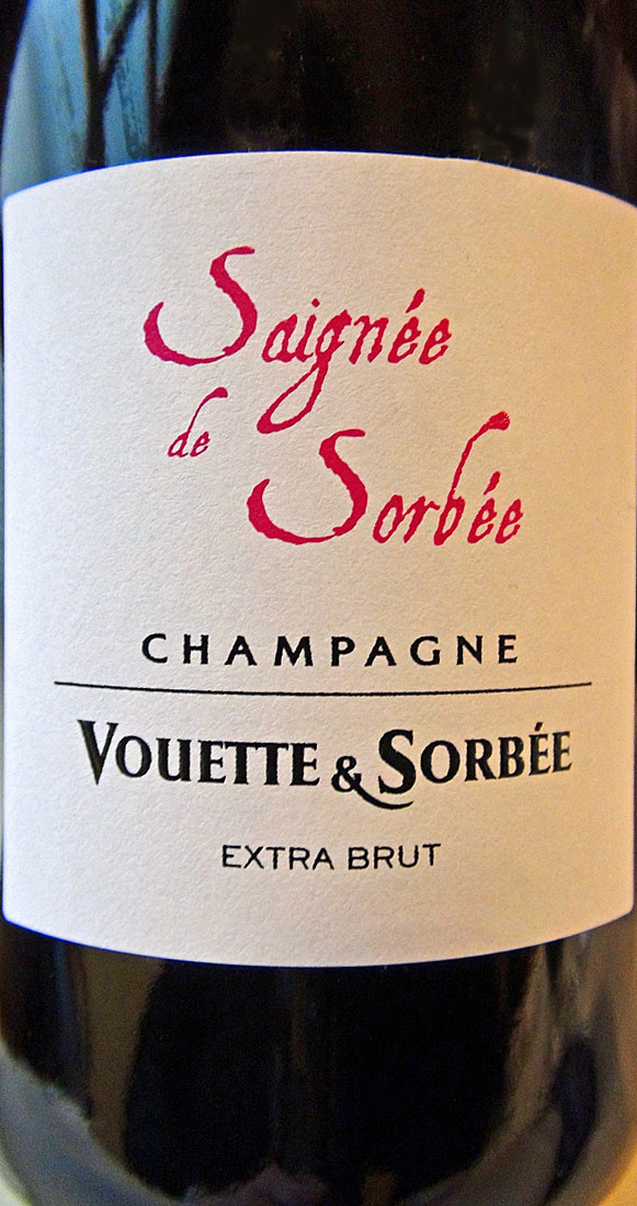  Champagne "Saignée de Sorbée" Vouette & Sorbée d'Hélène et Bertrand Gautherot