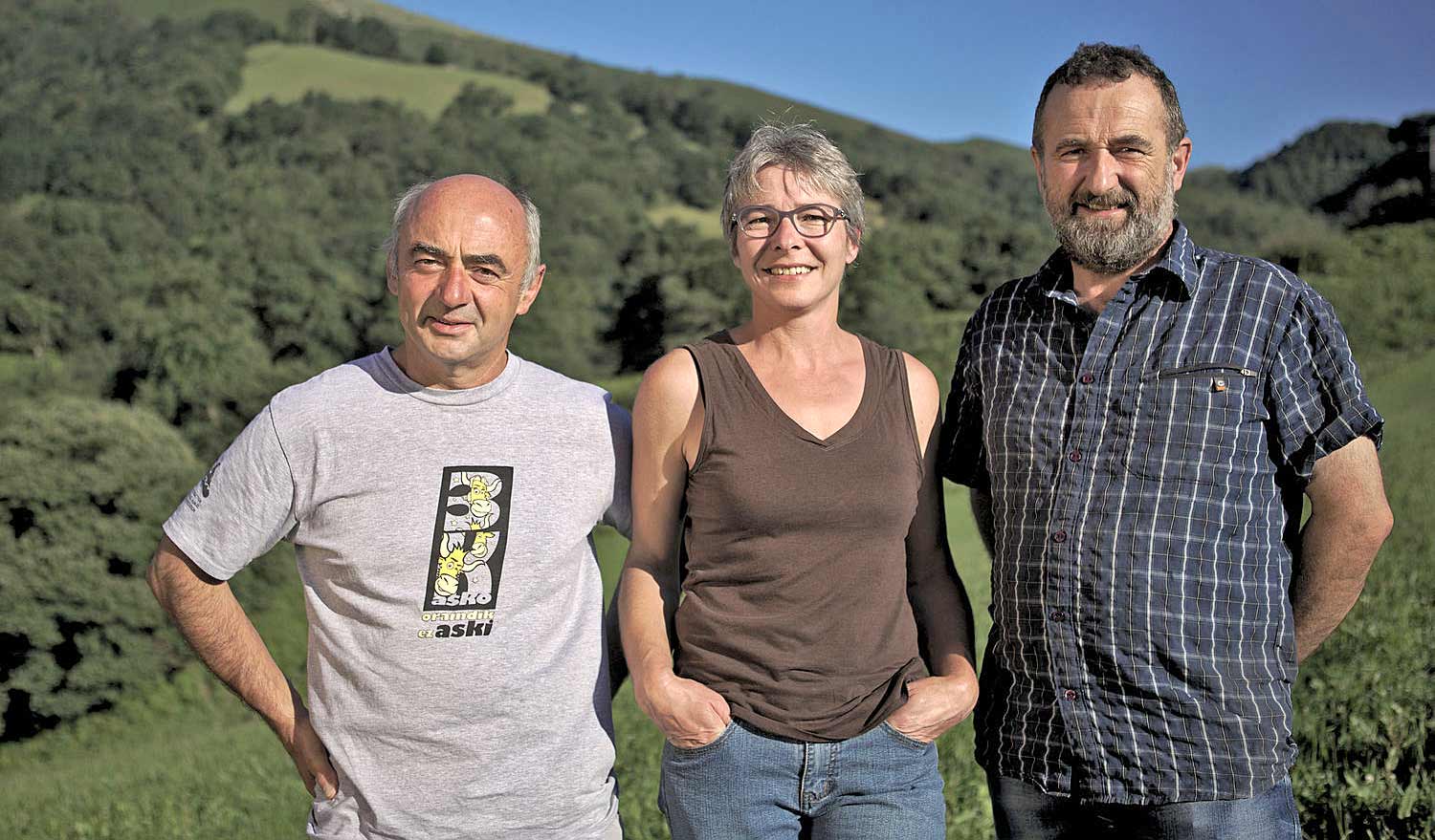 Christian Aguerre, à droite