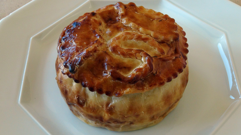 Le pâté de Périgueux en croûte (sorti de son sous-vide)