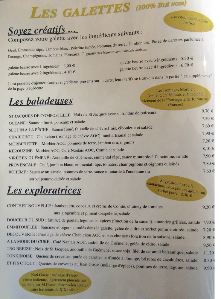 Les galettes