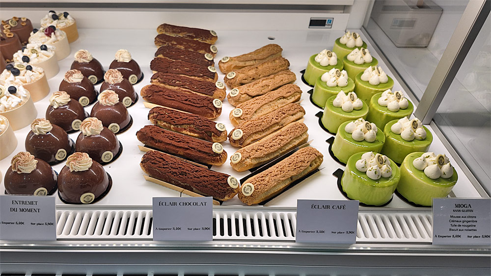 Quelques-unes de la vingtaine de pâtisseries proposées