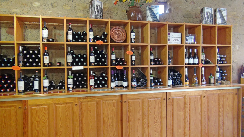 Les vins disponibles