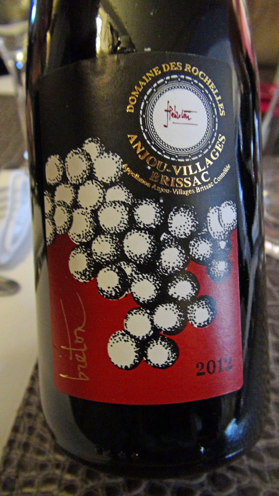 Anjou-villages "Brissac" 2012 du domaine des Rochelles d'Anita & Jean-Yves Lebreton