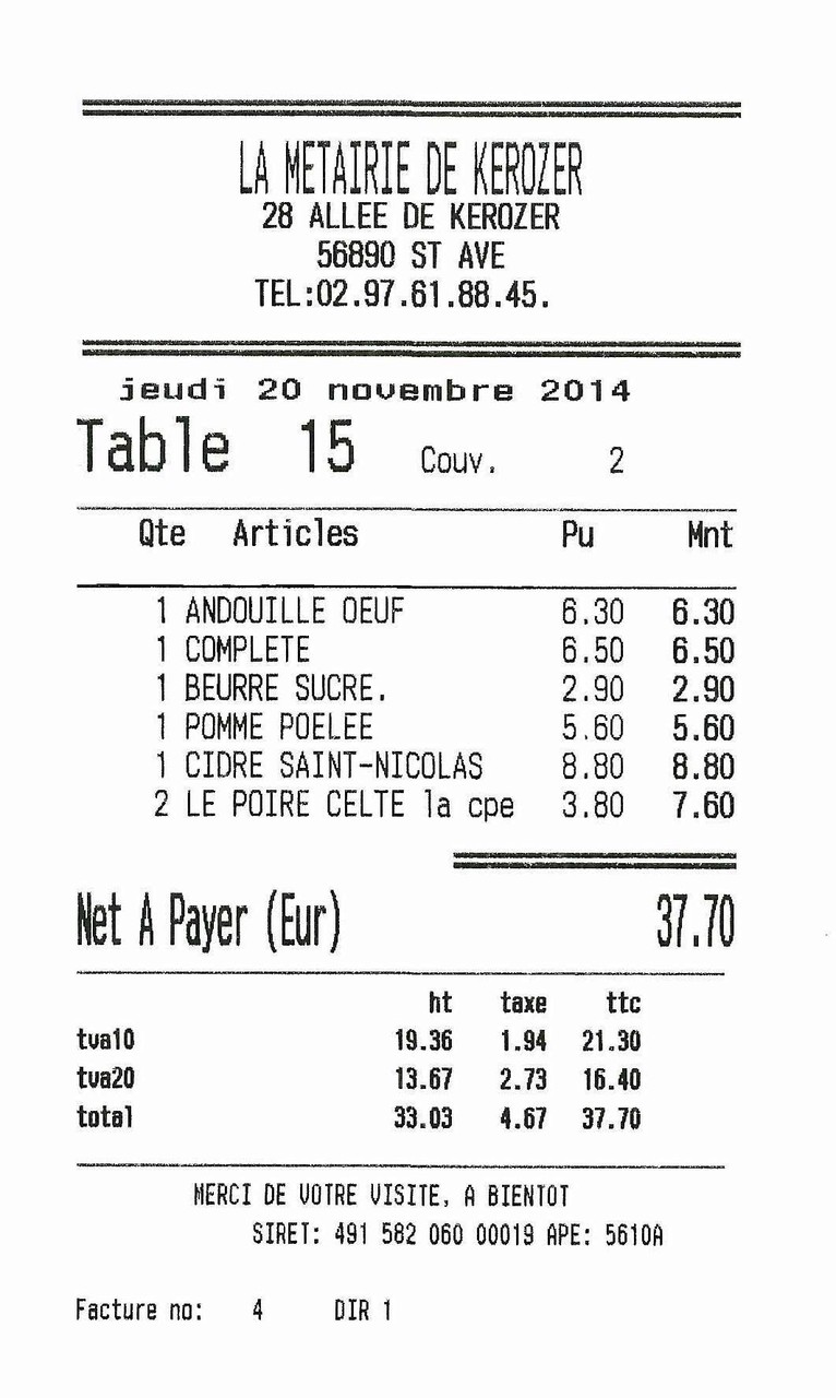 La note