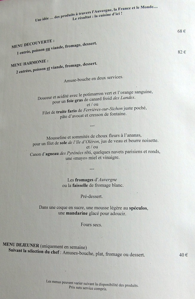 Les Menus