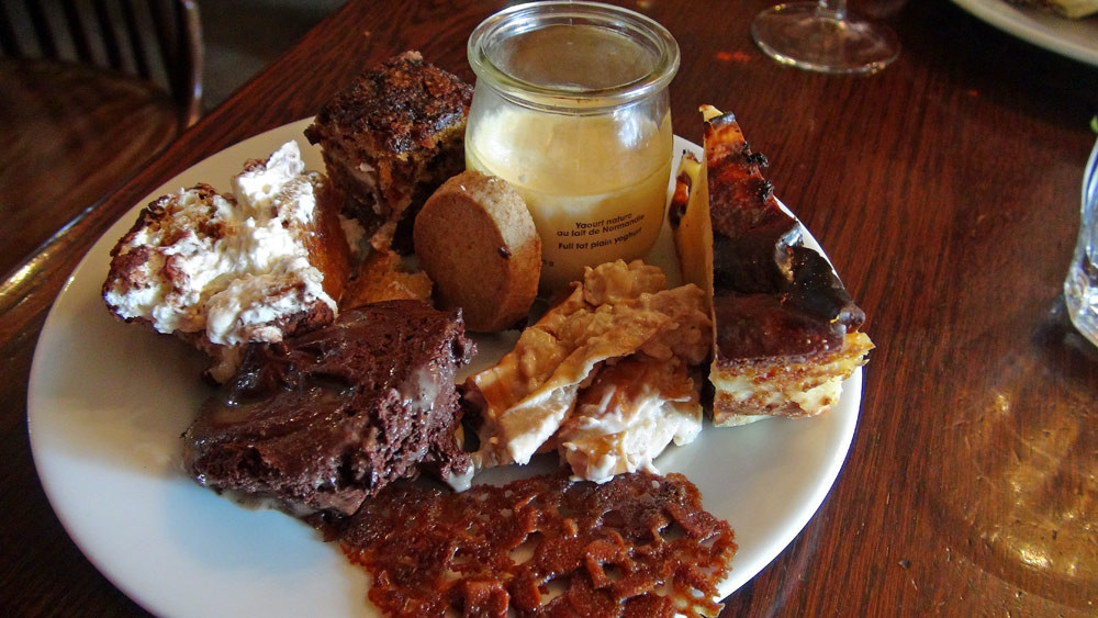 Mon assiette de desserts