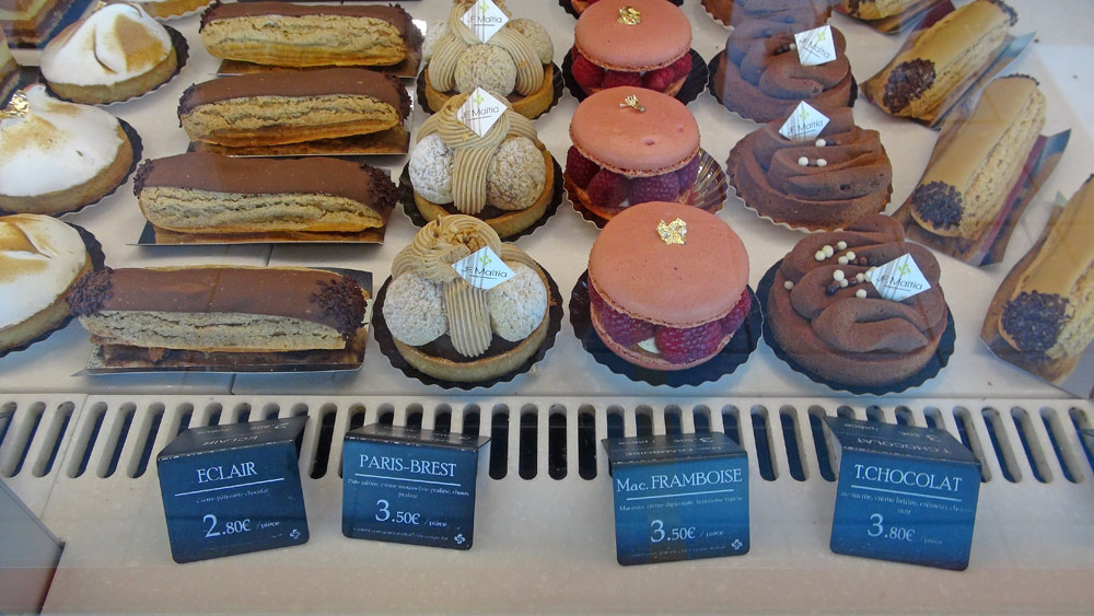 Quelques pâtisseries individuelles