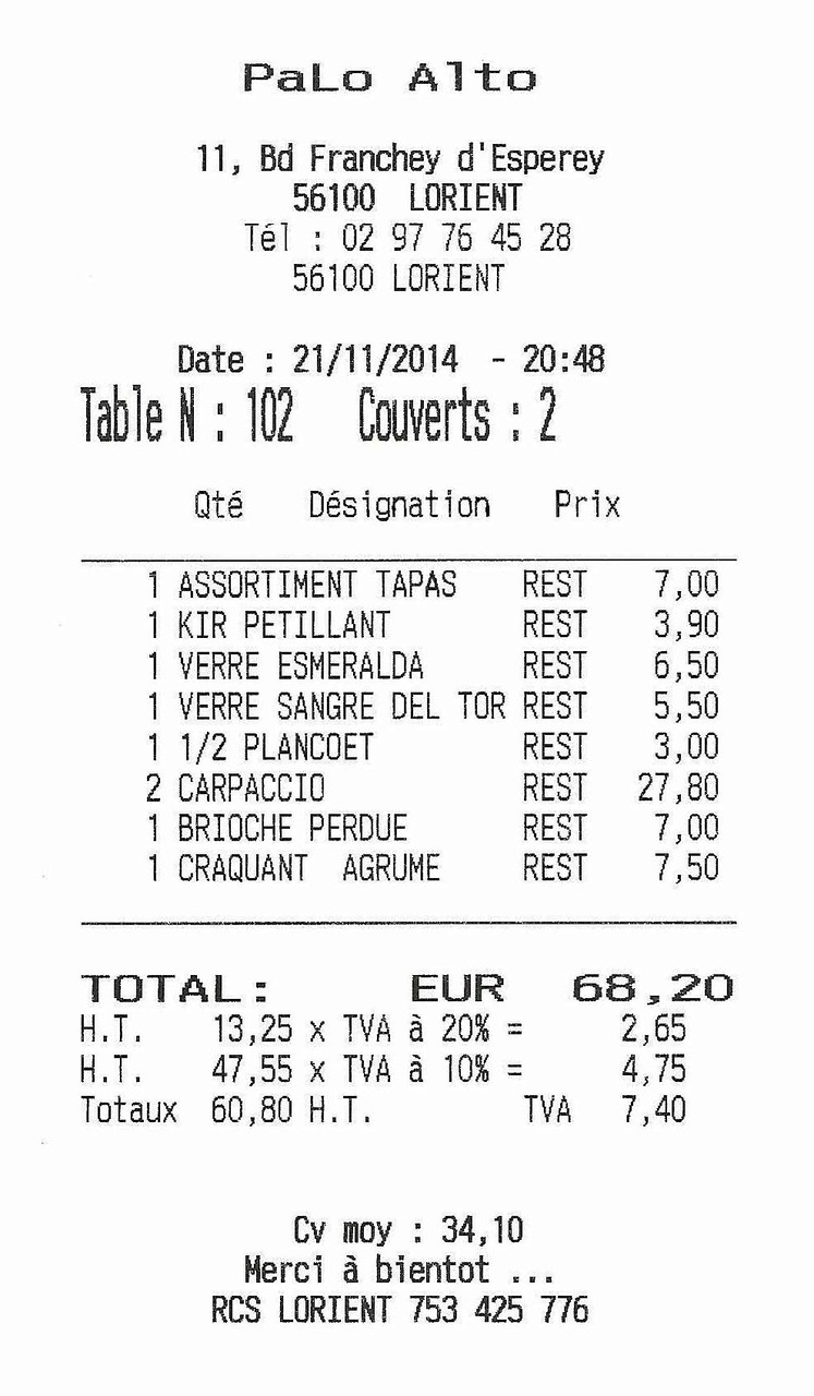 La note