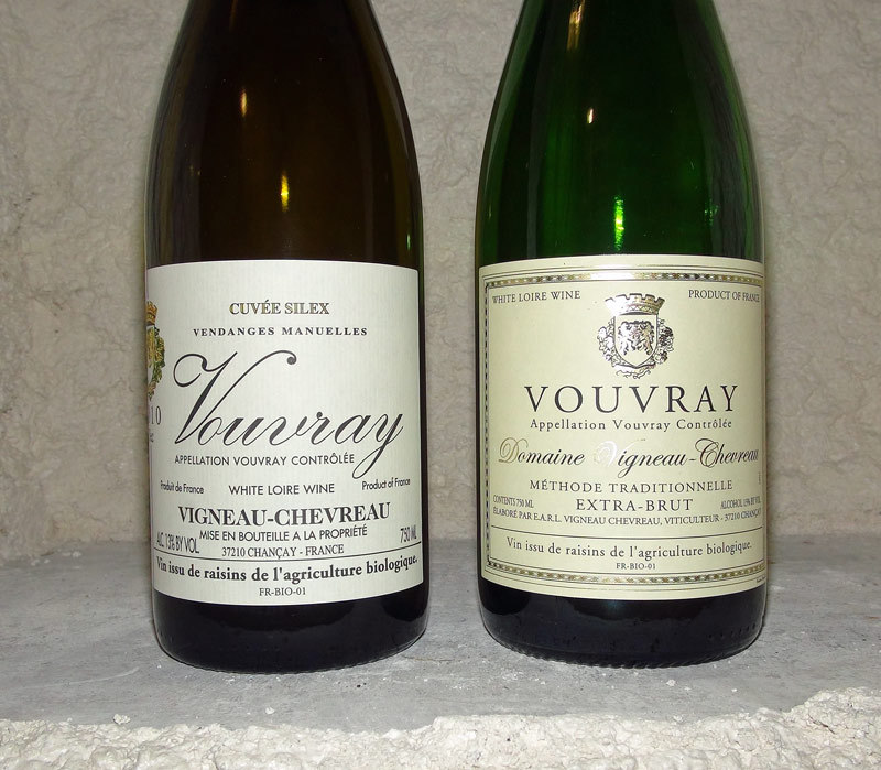 Deux des vins dégustés