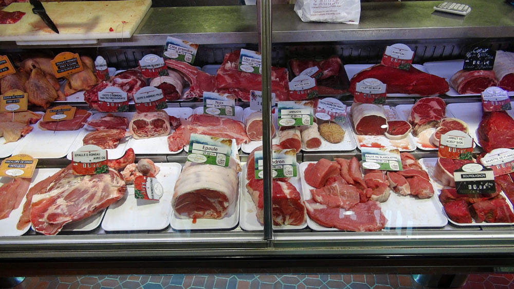 Volailles, agneau, boeuf ...