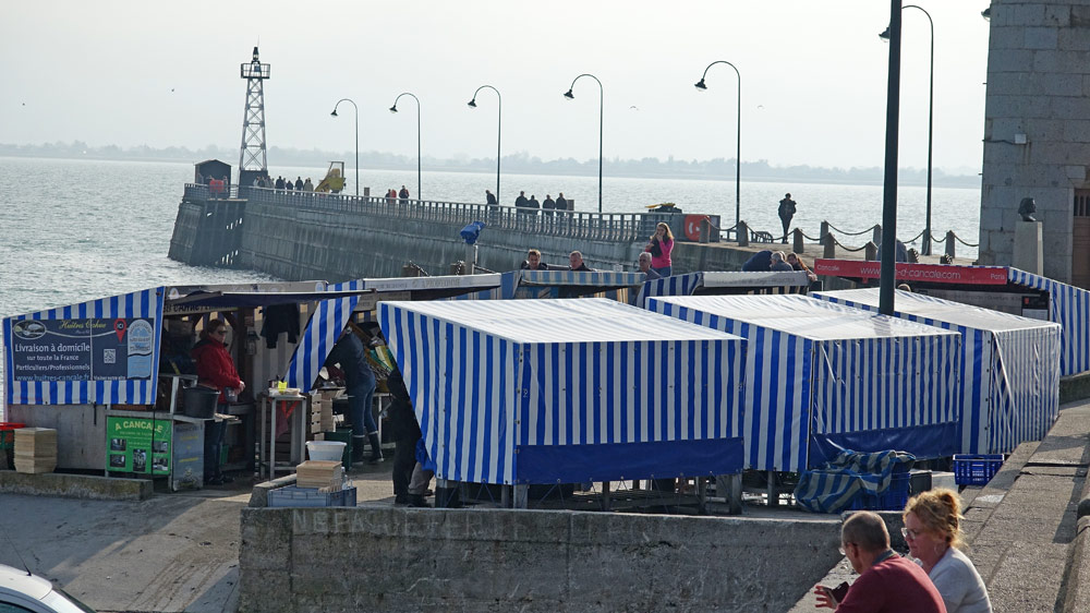 Le Marché aux huîtres de Cancale