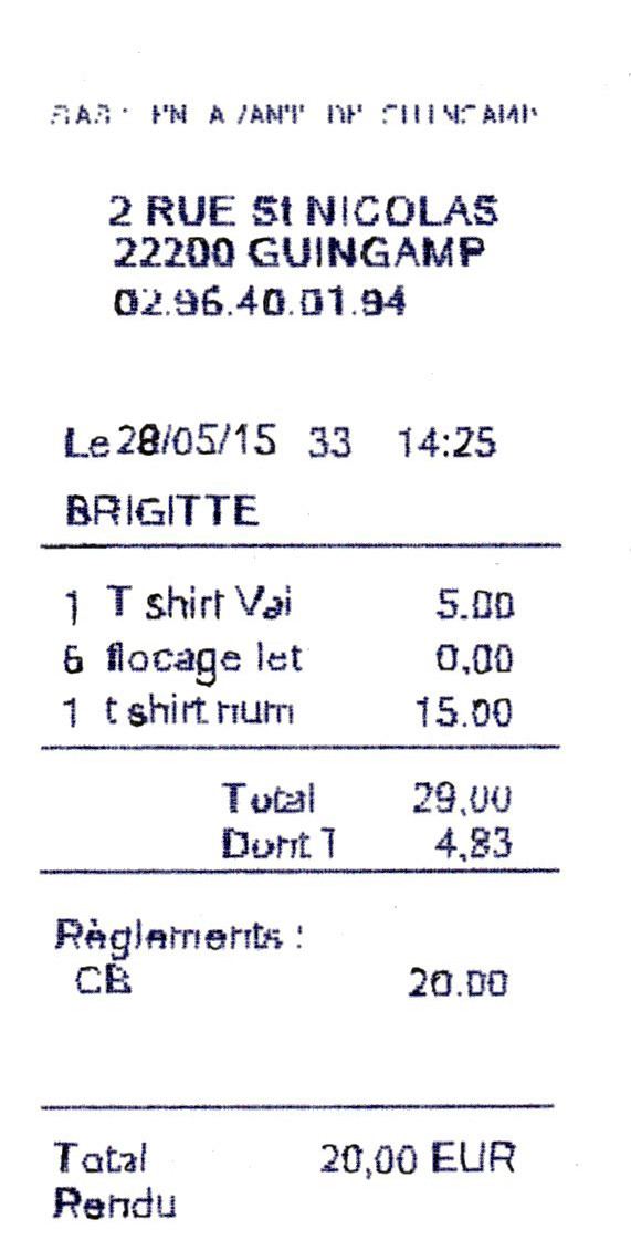 La note