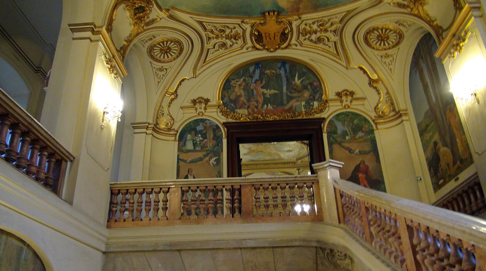 Mairie de Toulouse : le grand escalier 