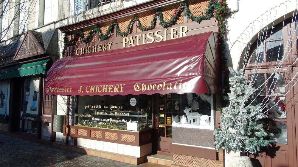 La façade du magasin